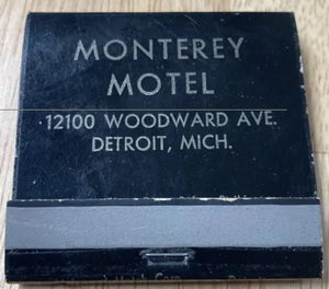 Monterey Motel - Matchbook